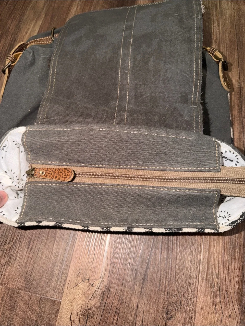 Myra Frost Backpack/ Purse NWT Cow Print